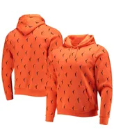 Men's The Wild Collective Orange Wnba Allover Logowoman Pullover Hoodie