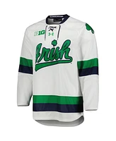 Men's Under Armour White Notre Dame Fighting Irish Team Replica Hockey Jersey