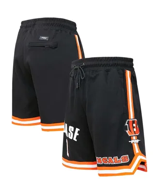 Men's Pro Standard Ja'Marr Chase Black Cincinnati Bengals Player Name and Number Shorts