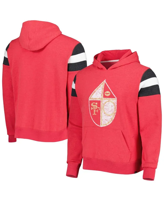 San Francisco 49ers Antigua Victory Pullover Hoodie - White