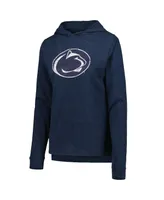 Women's Concepts Sport Heathered Navy Penn State Nittany Lions Long Sleeve Hoodie T-shirt and Pants Sleep Set