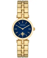 Tory Burch Women's Kira Gold-Tone Stainless Steel Bracelet Watch 30mm