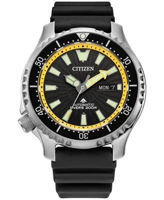 Citizen Men's Automatic Promaster Black Strap Watch 45mm