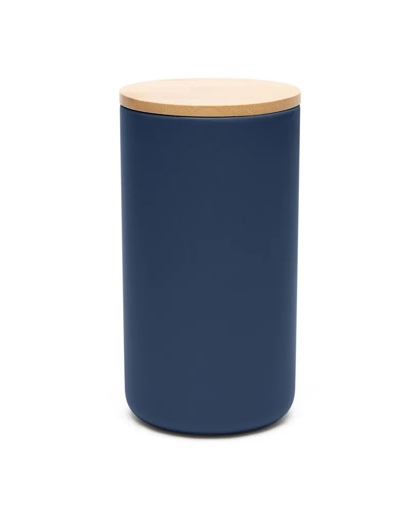 Waggo Simple Solid Treat Jar Royal Blue