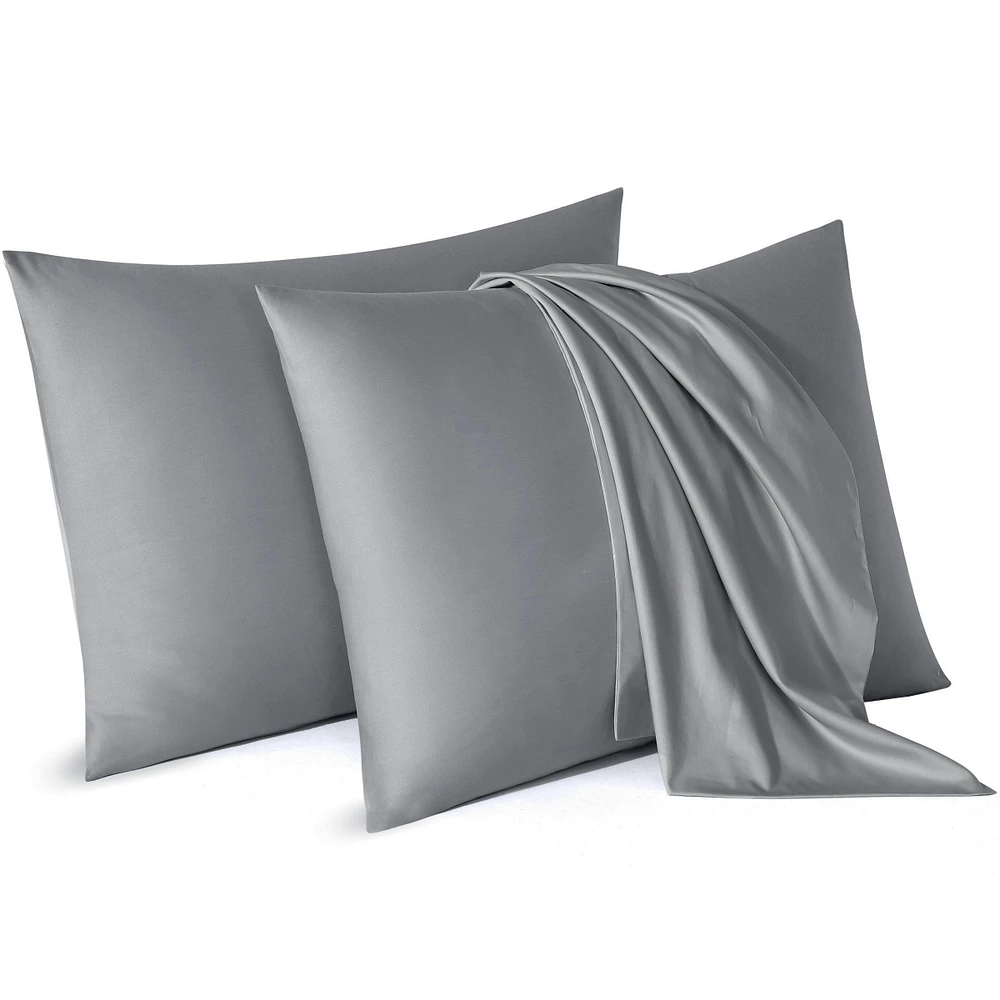 Circles Home Premium Sateen 300TC Envelope Cotton Blend Pillow Cases