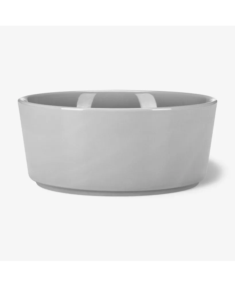 Dog Simple Solid Bowl Light Grey