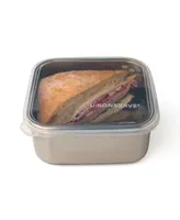 U-Konserve Stainless Steel Food to-go Container with Silicone Lid Square