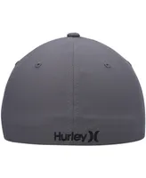 Men's Hurley Gray One and Only H2O-Dri Flex Hat