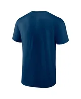 Men's Fanatics Deep Sea Blue Seattle Kraken Authentic Pro Core Collection Secondary T-shirt