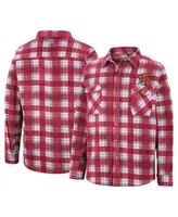 Men's Colosseum Red Maryland Terrapins Ellis Full-Snap Jacket