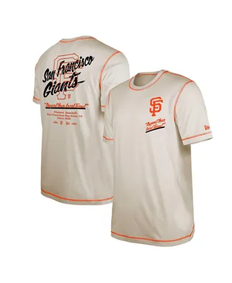Men's New Era White San Francisco Giants Team Split T-shirt