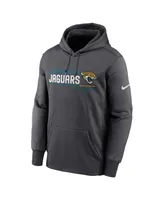 Men's Nike Anthracite Jacksonville Jaguars Prime Logo Name Split Pullover Hoodie