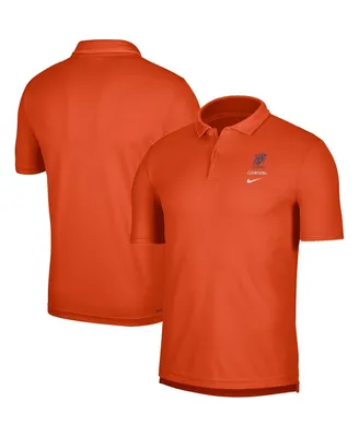 Men's Nike Orange Clemson Tigers Uv Performance Polo Shirt