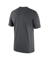 Men's Nike Heathered Charcoal Michigan State Spartans Team Football Legend T-shirt