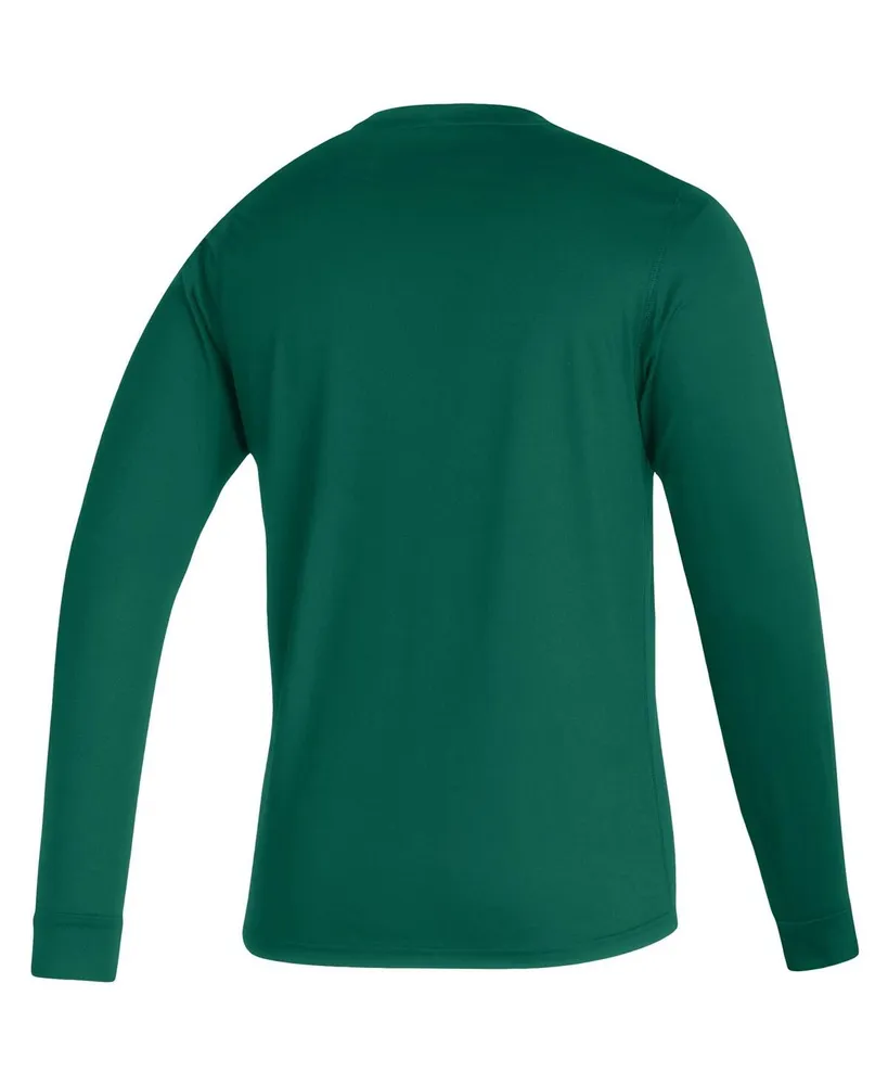 Men's adidas Green Minnesota Wild Dassler Aeroready Creator Long Sleeve T-shirt