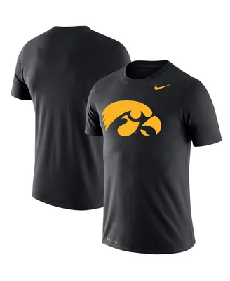Men's Nike Black Iowa Hawkeyes Big and Tall Legend Primary Logo Performance T-shirt
