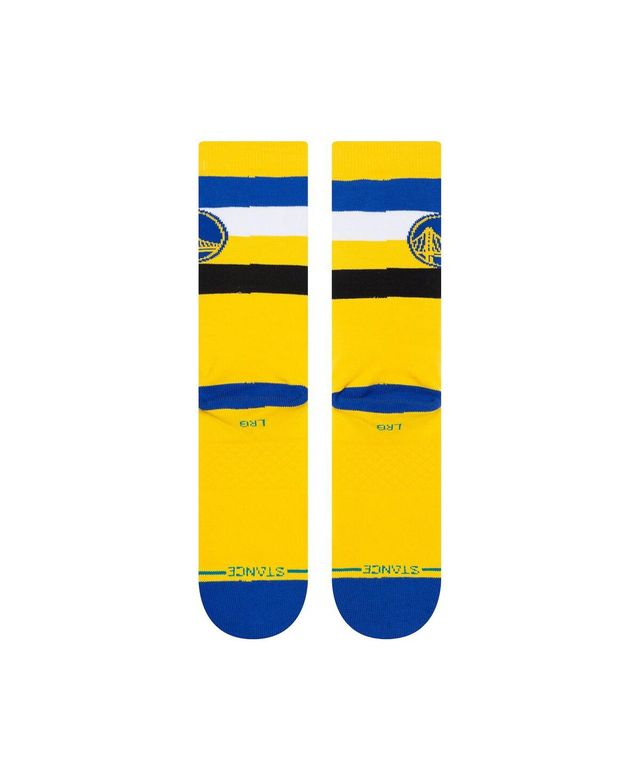 Men's Stance Golden State Warriors Stripe Crew Socks