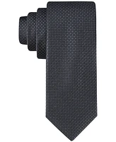 Calvin Klein Men's Steel Micro-Dot Solid Tie