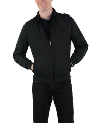 Members Only Big & Tall Heavy Iconic Racer Quilted Lining Jacket (Slim Fit)