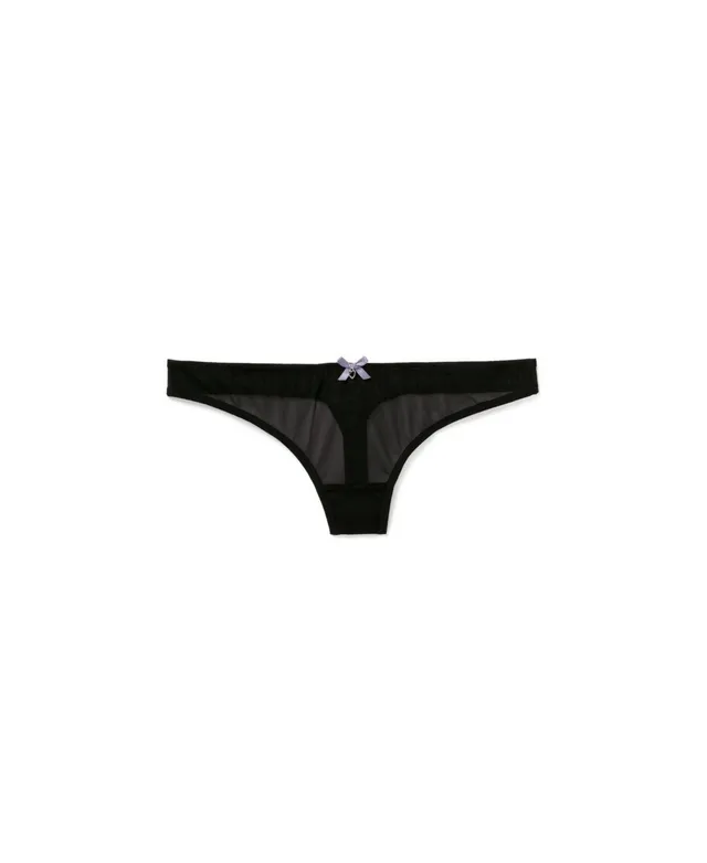 I.n.c. International Concepts Women's Lace-Trim Thong Underwear