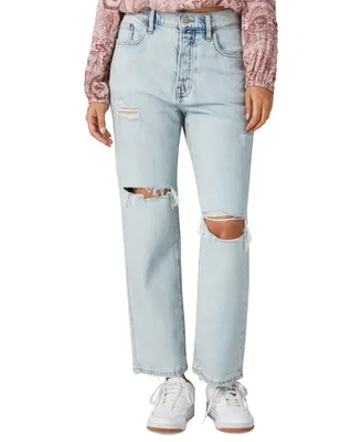 Lucky Brand Women's 90's Loose Crop High-Rise Jeans