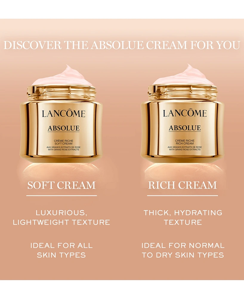Lancome Absolue Revitalizing & Brightening Soft Cream With Grand Rose Extracts Refill, 2 oz.