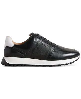 Ted Baker Men's Frayne Leather and Suede Retro-Style Sneaker