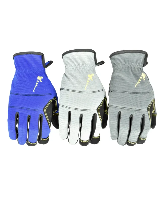 G & F Products High Visibility Reflective Mechanics Work Gloves