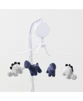 Bedtime Originals Roar Blue/Gray Dinosaur Musical Baby Crib Mobile