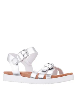 Nina Little Girls Lacey Season Fastening Strap Sandals