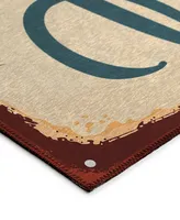 D Style Waterfront WRF5 10' x 14' Area Rug
