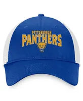 Men's Top of the World Royal, White Pitt Panthers Breakout Trucker Snapback Hat