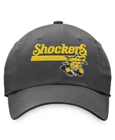 Men's Top of the World Charcoal Wichita State Shockers Slice Adjustable Hat