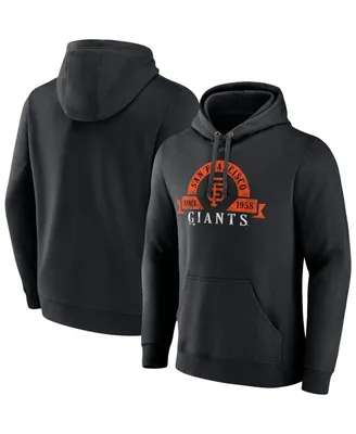 Men's Fanatics Black San Francisco Giants Big and Tall Utility Pullover Hoodie