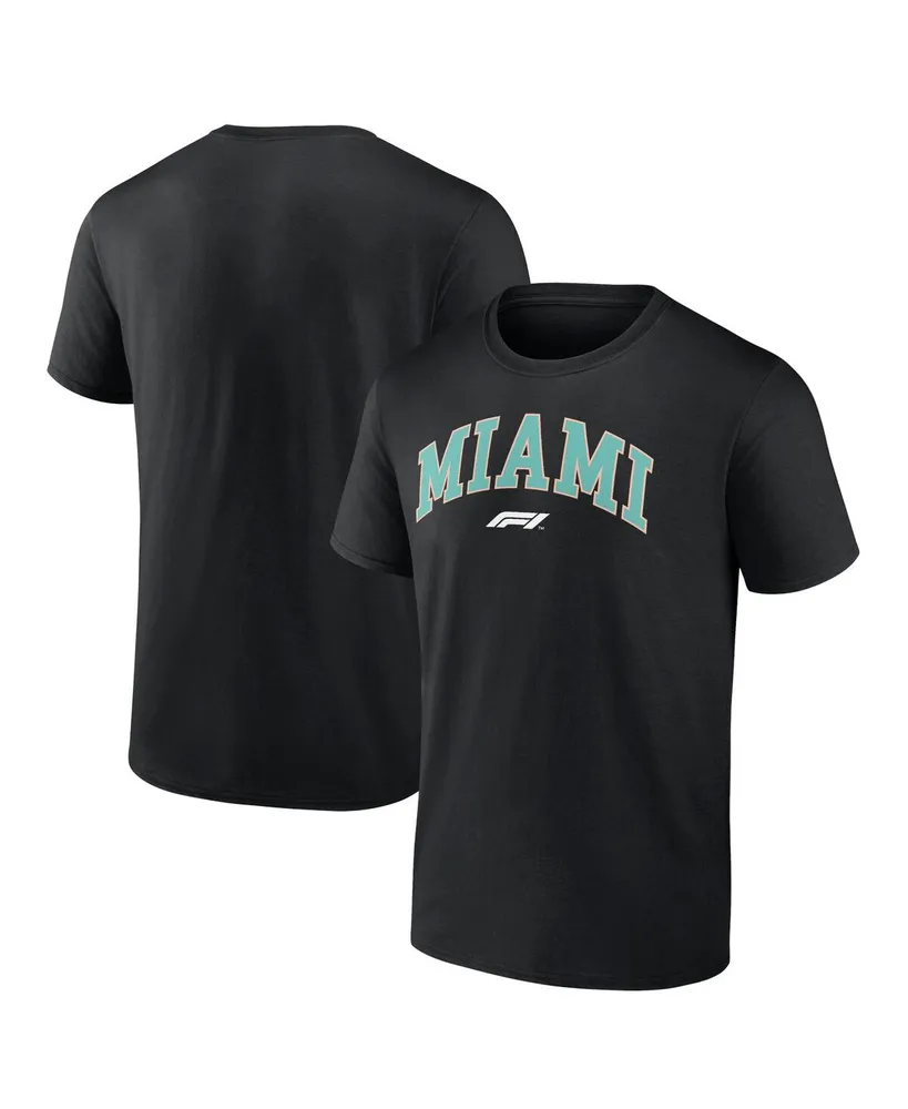 Men's Fanatics Black Formula 1 Miami Grand Prix T-shirt