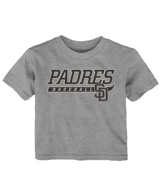Infant Boys and Girls Heather Gray San Diego Padres Take The Lead T-shirt