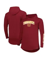 Men's Fanatics Burgundy Washington Commanders Big and Tall Front Runner Pullover Hoodie