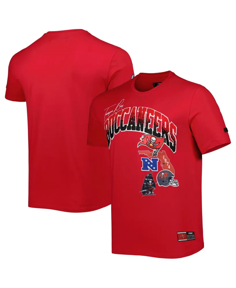 Men's Pro Standard Red Tampa Bay Buccaneers Hometown Collection T-shirt