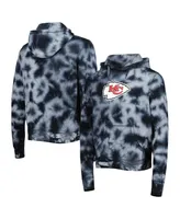 Men's New Era Black Kansas City Chiefs Team Tie-Dye Pullover Hoodie