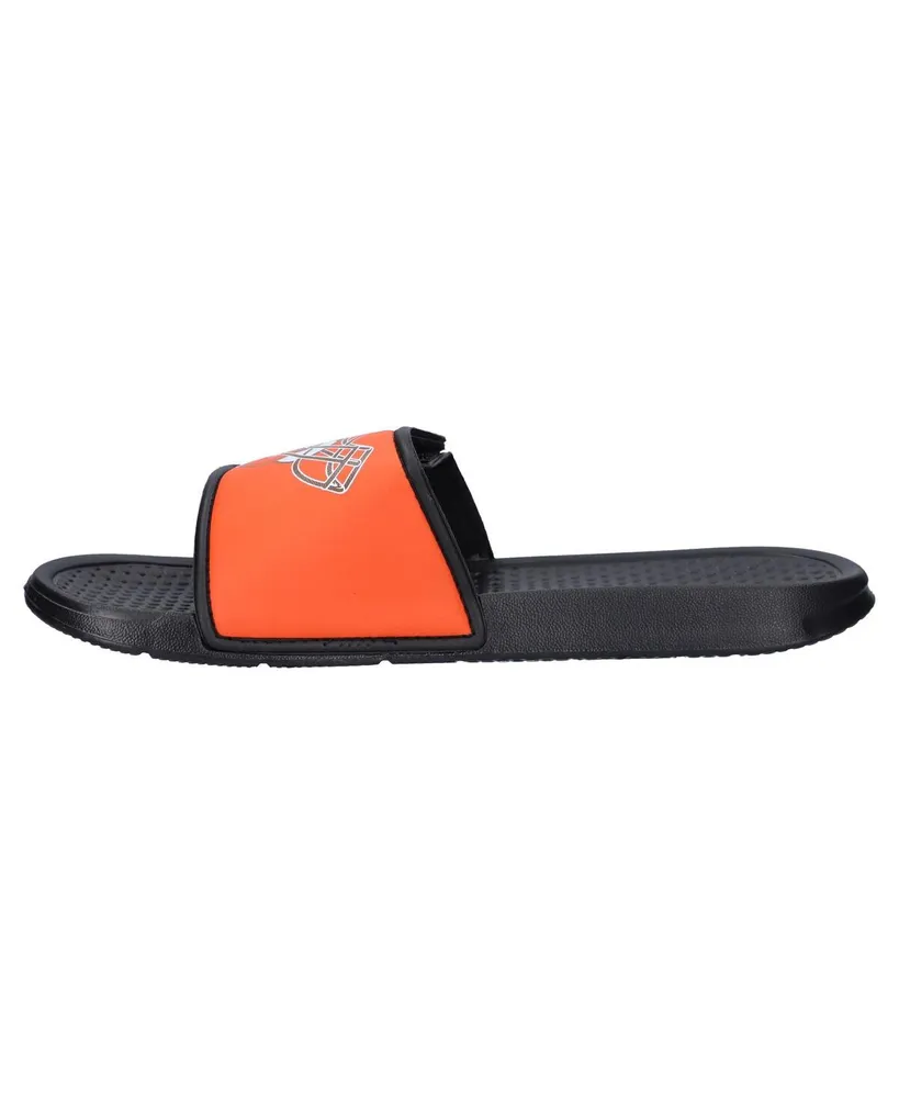 Youth Boys and Girls Foco Cleveland Browns Colorblock Big Logo Legacy Slide Sandals