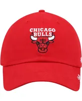 Women's '47 Brand Red Chicago Bulls Miata Clean Up Logo Adjustable Hat