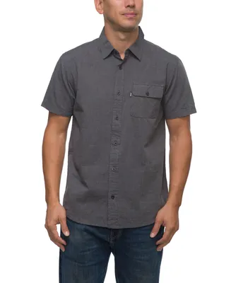 Reef Men's Winfred Short Sleeve Poplin Shirt