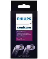 Philips 2-Pk. Sonicare Quad Stream Water Flosser Nozzle