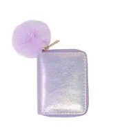 Tiny Treats Girls Purple Shiny Wallet