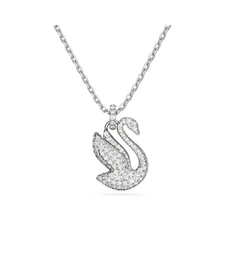 Swarovski Crystal Swan Small Iconic Swan Pendant Necklace