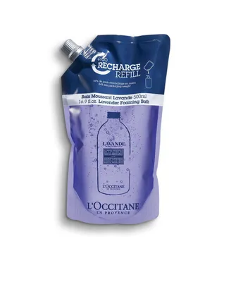 L'Occitane Relaxing & Foaming Lavender Bubble Bath Refill Enriched with Lavender Essential Oil 16.90 fl oz