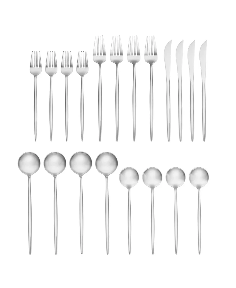 Skandia Hampton Forge Zephyr Mirror 20-pc Flatware Set, Service for 4