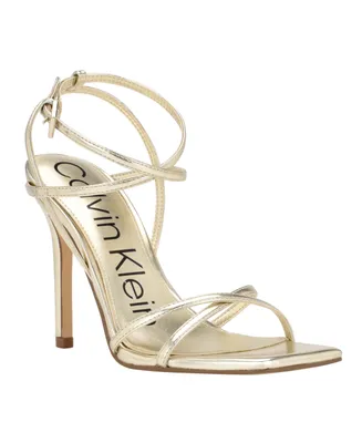 Calvin Klein Women's Tegin Strappy High Stiletto Sandals