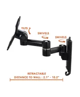 MegaMounts Full Motion Wall Mount for 13-30 in. Displays with Hdmi Cable