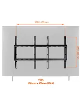 MegaMounts Fixed Wall Mount with Bubble Level for 32-70 Inch Lcd, Led, and Plasma Screens